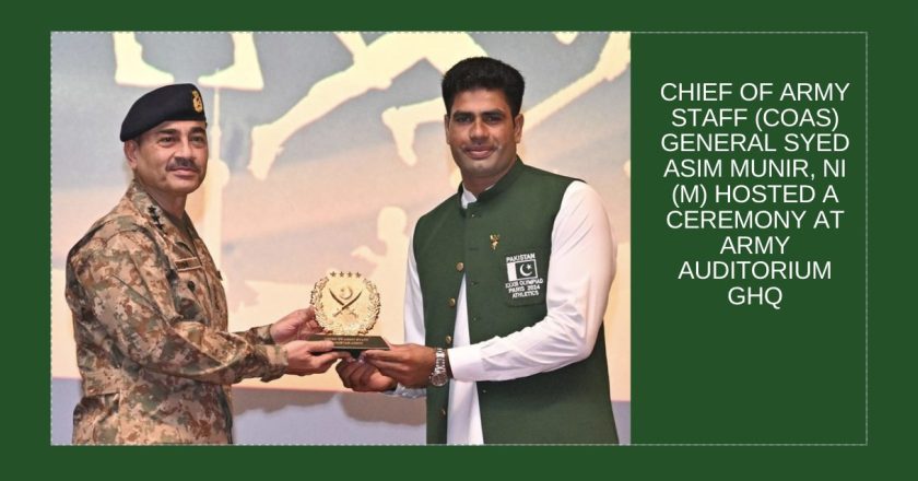 General Syed Asim Munir, NI (M) hosted a ceremony at Army Auditorium GHQ